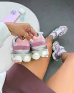 Tênis New Balance 9060 - Pink Glitter - Imagem 4